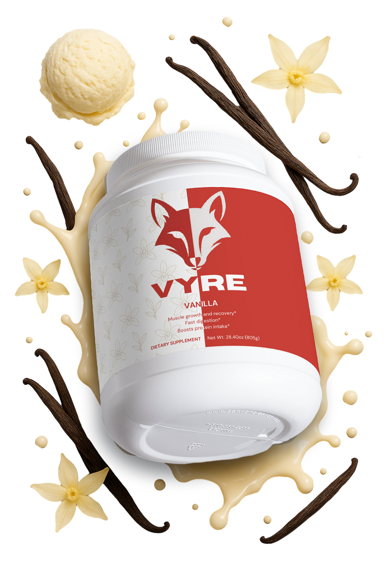Vanilla Protein + FREE shaker